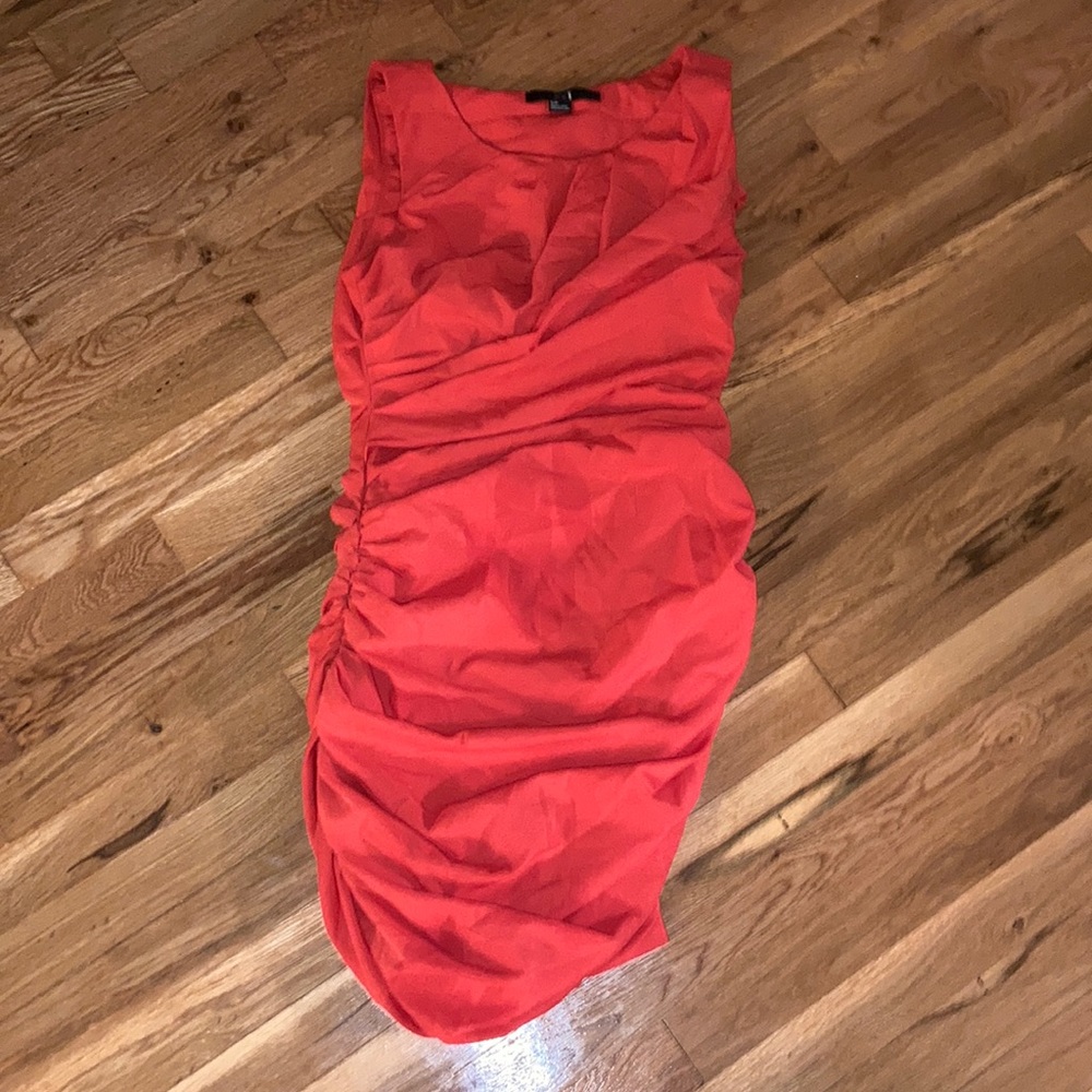 Red Ruffle Dress